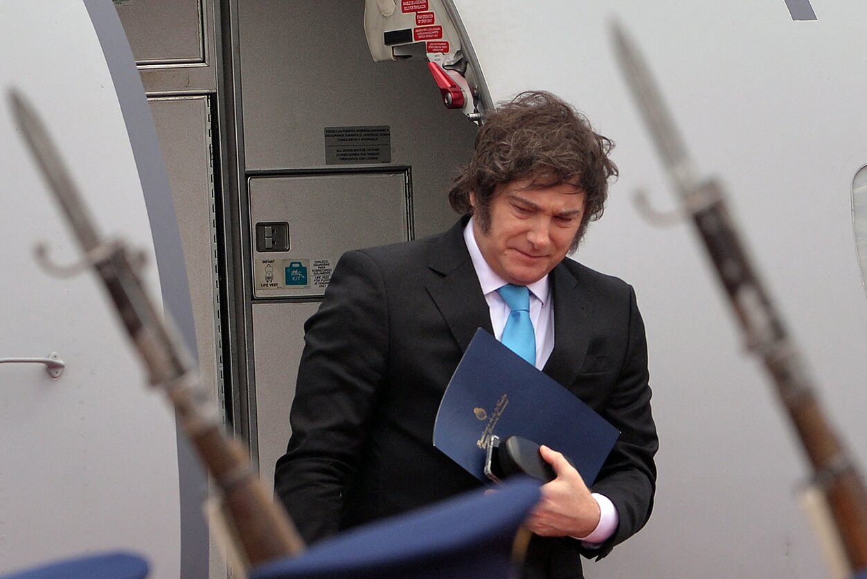 Argentinos prezidentas sako buvęs pakviestas prisijungti prie Gazos Ruožo „Taikos tarybos“